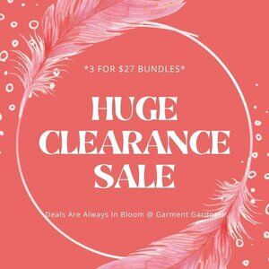 HUGE CLEARANCE SALE: 3 For $27 Bundles